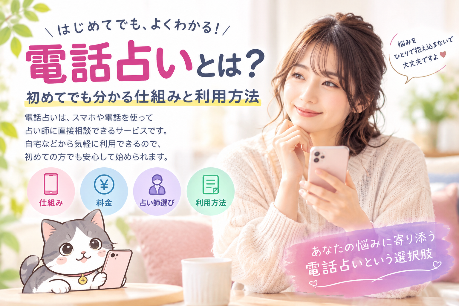 電話占いとは？初めてでも分かる仕組みと利用方法