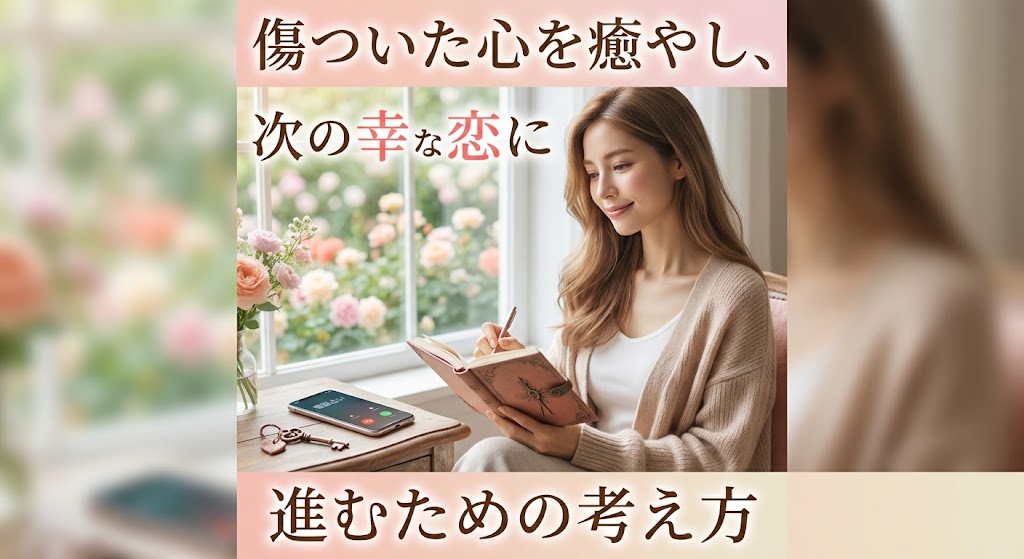 傷ついた心をゆっくり癒やす。辛い失恋から立ち直り、次の幸せな恋へ進むための考え方